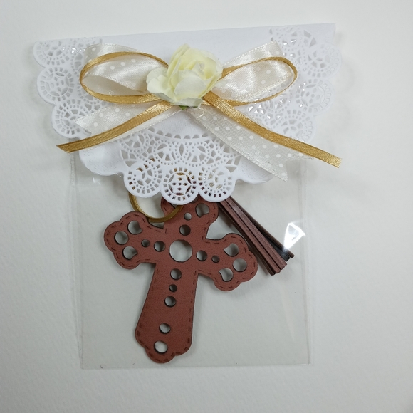 Keychain Cross Baptism First Communion Party Favor - Picture 5 of 7